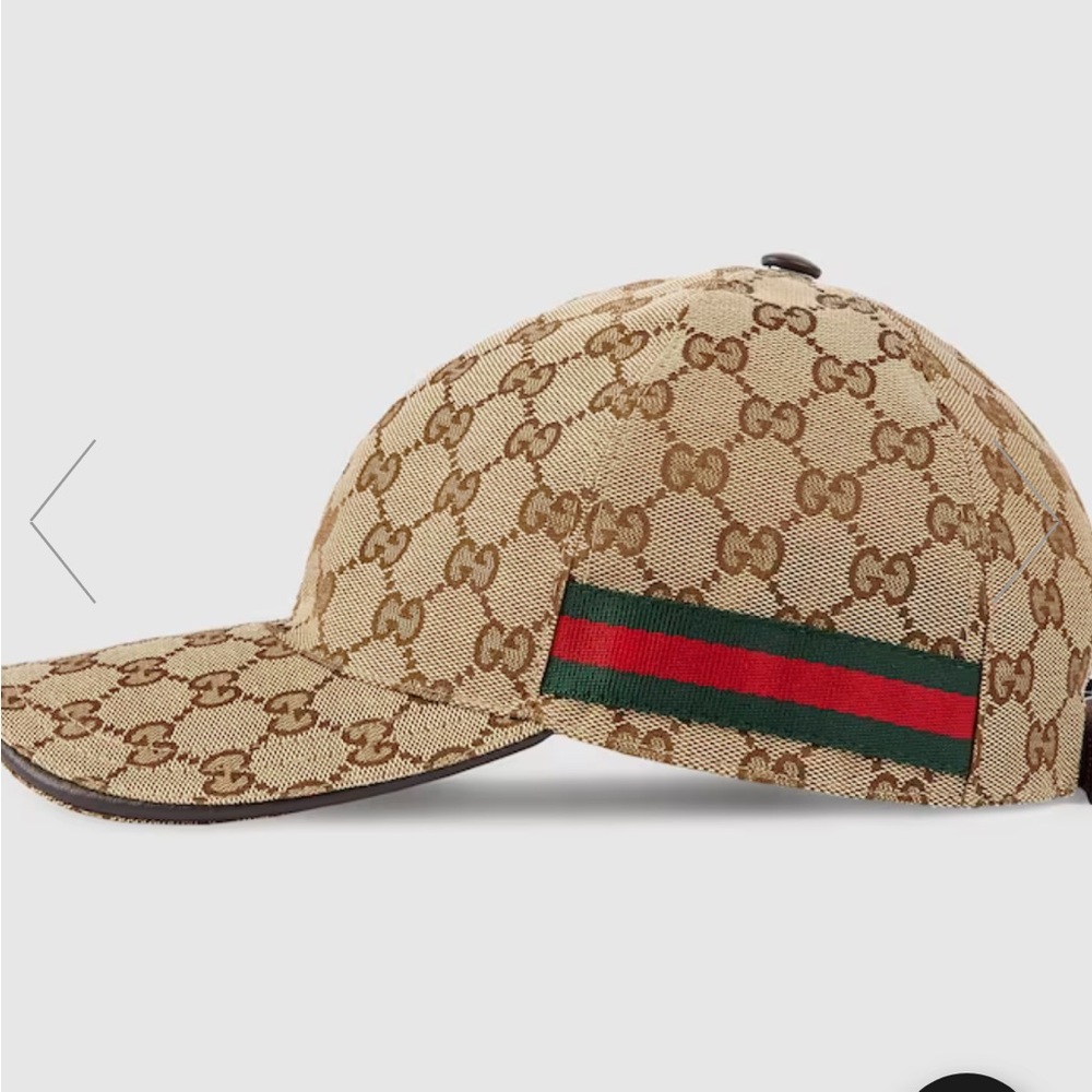 Gucci Beige Monogram Hat with Iconic Pattern - Picture 2 of 9